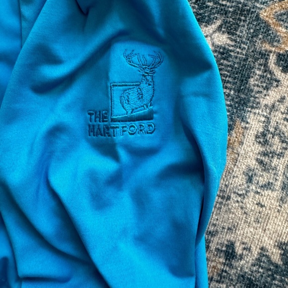 Peter Millar Merge Stretch Hybrid
Quilted Water Resistant Jacket Men's XL
Blue - Picture 5 of 7